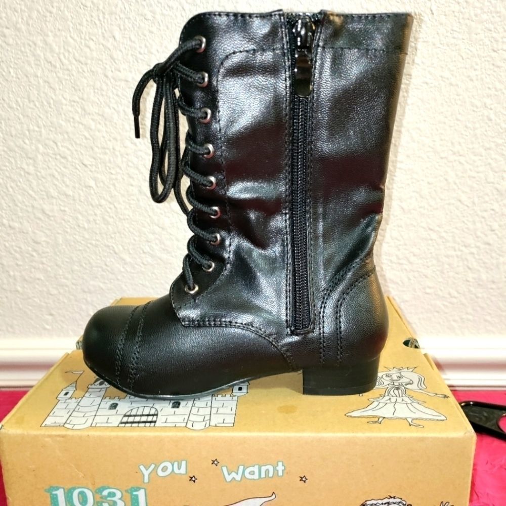 1031 Children's Ankle Combat Boots S (11/12)